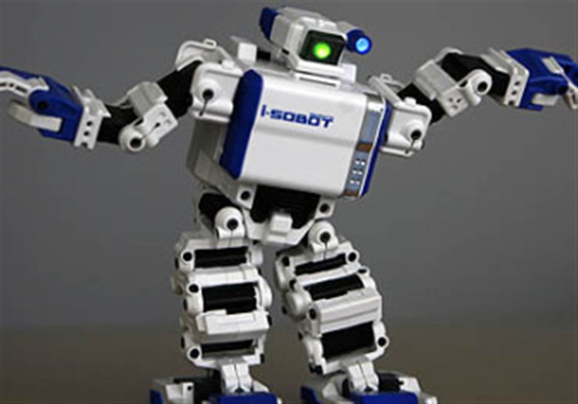Recognized by Guinness World Records as the smallest humanoid robot in commercial production, i-Sobot went on sale in Japan, in white, and the U.S., in black, in recent weeks, and is set to arrive in European stores next year. It's designed for people 15 years or older.