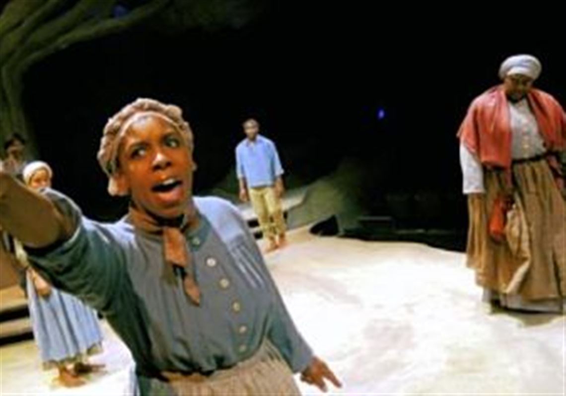 Taifa Harris, playing Alma, and other actors put on inspiring performances in the City Theatre's production of "Flight."