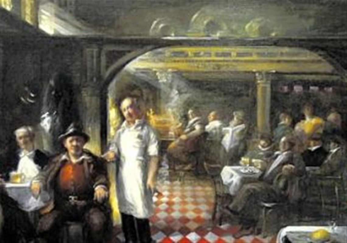 "Little Italy" by Frank Mason depicts the interior of the New York bar he lived above.
