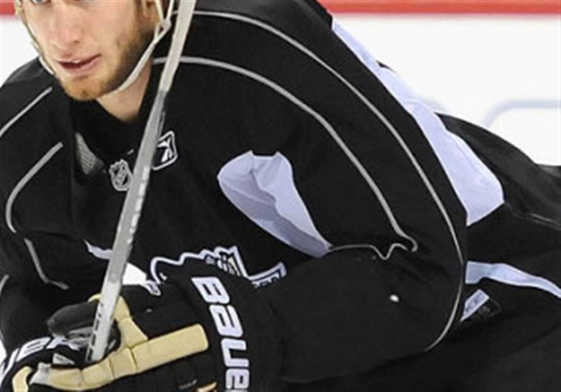 Despite a foot injury, Penguins forward Jordan Staal practiced yesterday at the Bell Centre in Montreal.