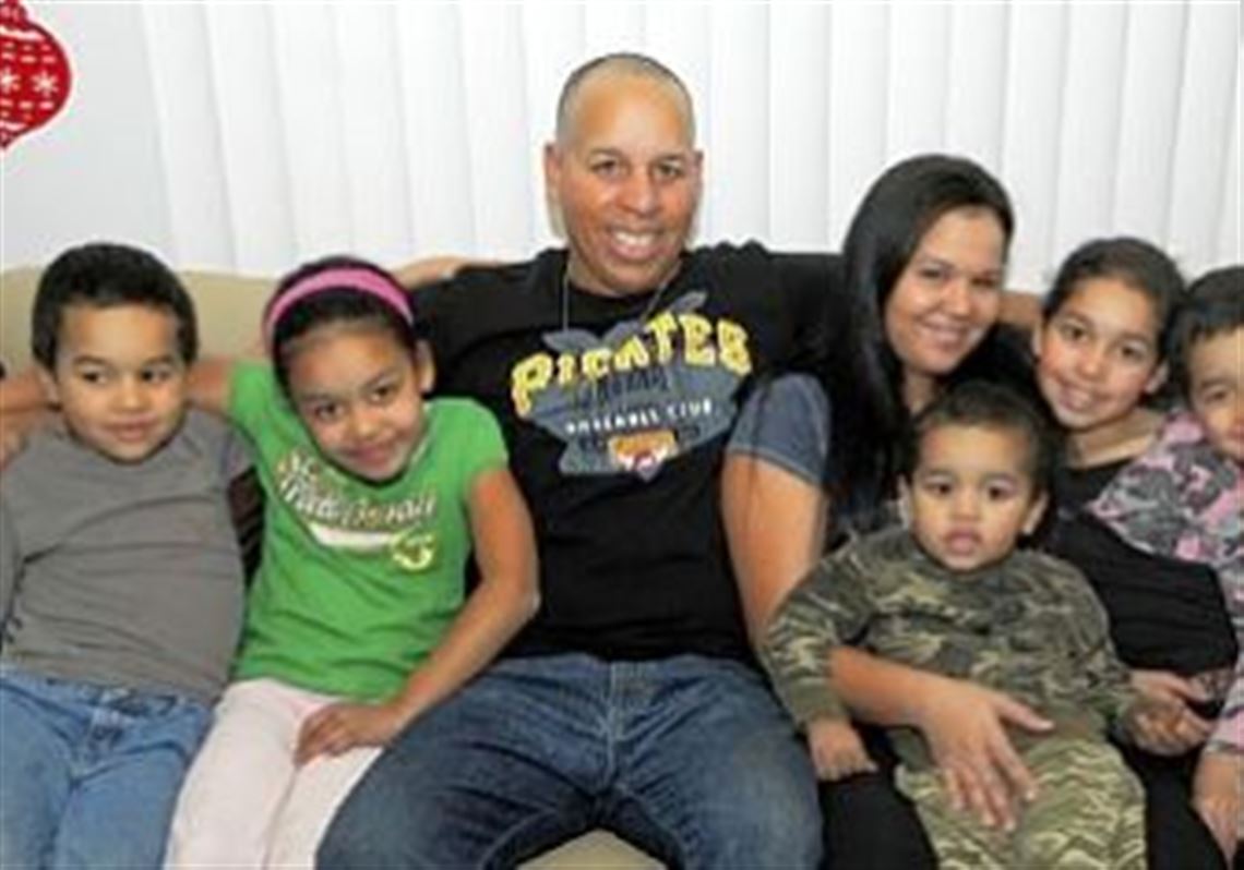 Ramon and Miriam Vega with Ramon, 6, Taisha, 8, William, 2, Marianne, 9, and Luis, 5.