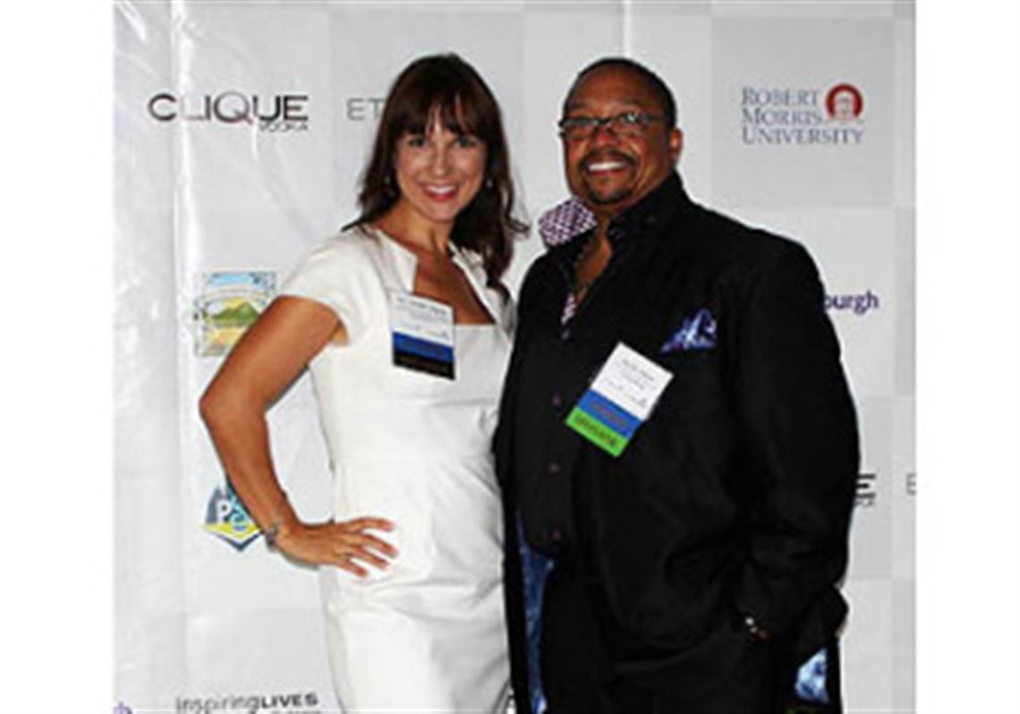 Dr. Shellie Hipsky and Dave Atkins.