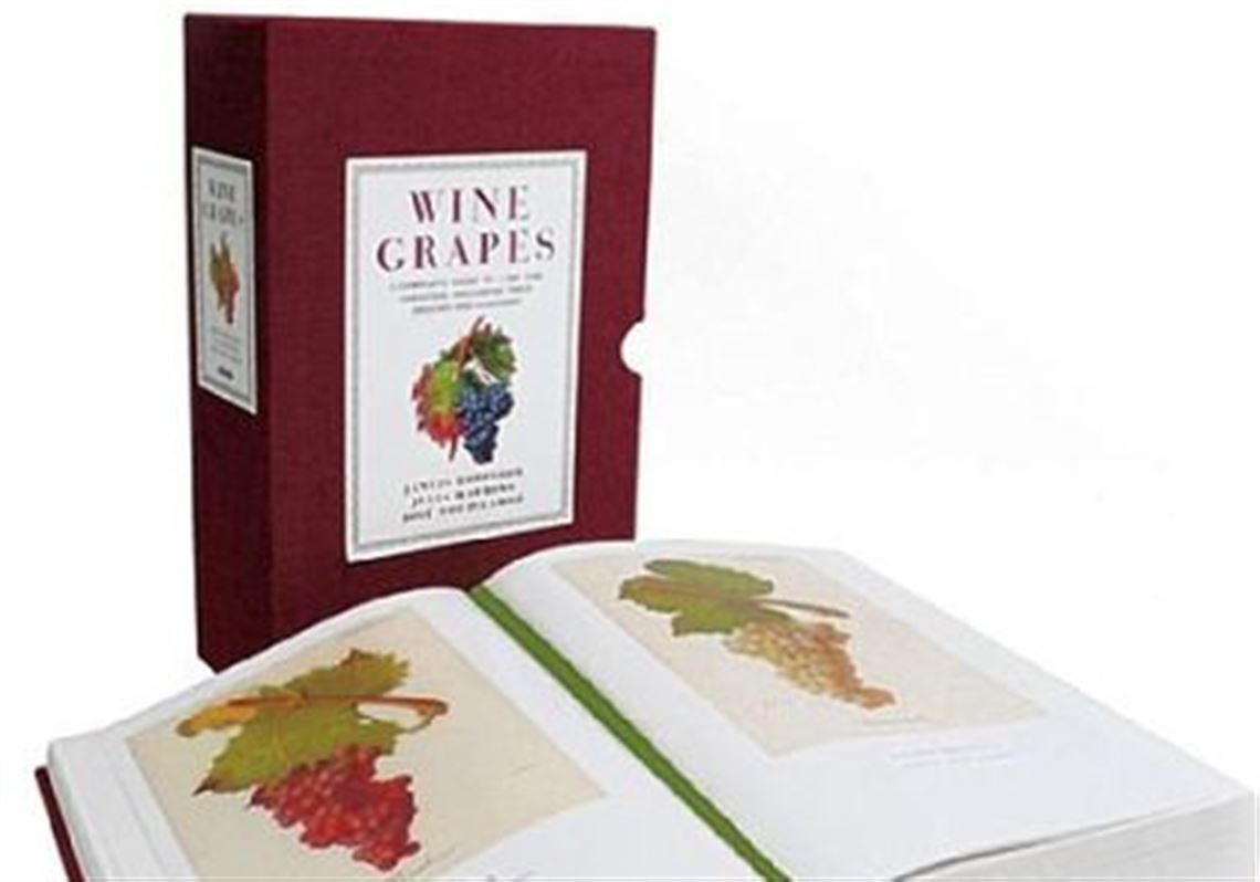 "Wine Grapes,: A Complete Guide to 1,368 Vine Varieties, Including Their Origins and Flavors" by Jancis Robinson, Julia Harding and Dr. Jose Vouillamoz, (HarperCollins, Nov. 2012, $175).