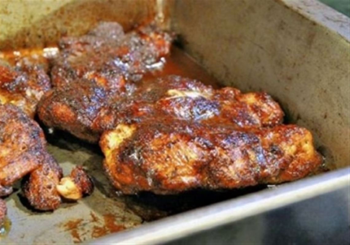Hershey's Cocoa-Chili-Rubbed Chicken Breasts.