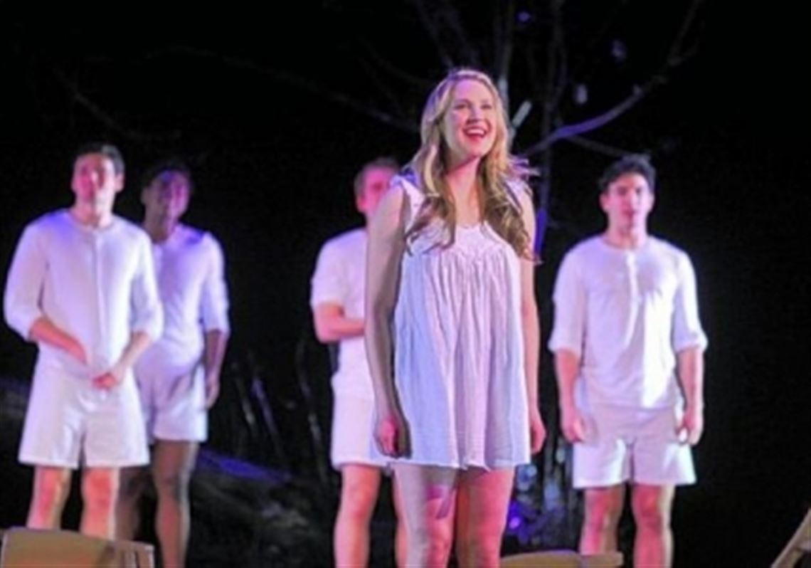 Emily Koch portrays Wendla in "Spring Awakening" at Carnegie Mellon University.