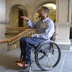 During Thursday's meeting, Leon Ford, 22, who was shot and paralyzed by police during a traffic stop in 2012, asked how the researchers planned to get young people involved in their efforts.