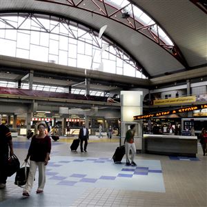 Pittsburgh International Airport airside terminal.