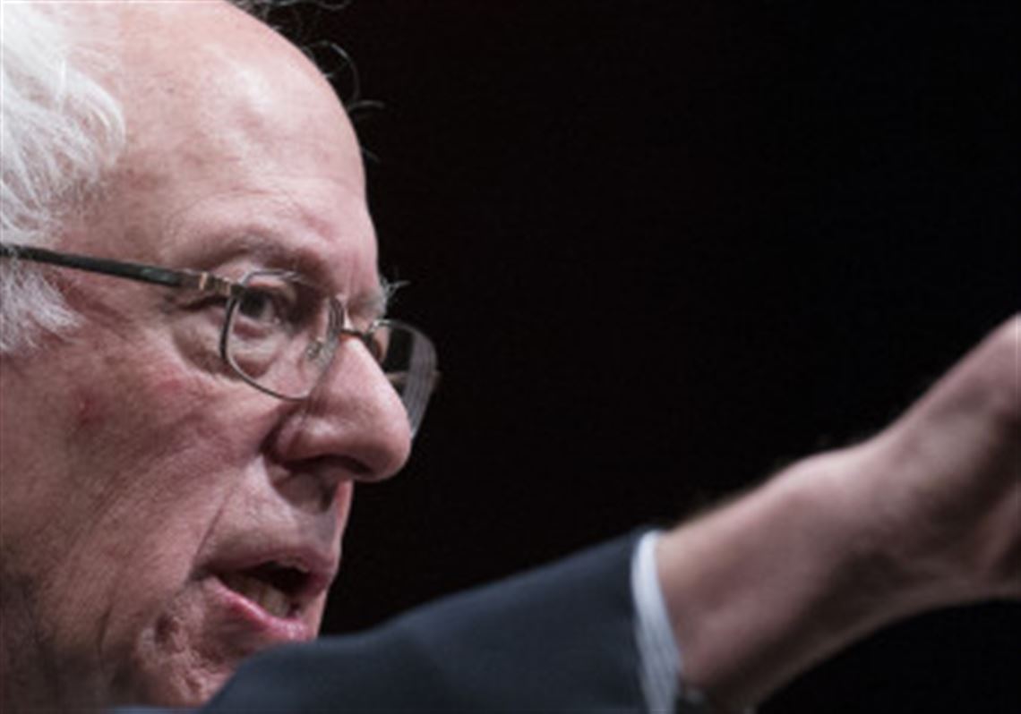 Democratic presidential candidate Bernie Sanders