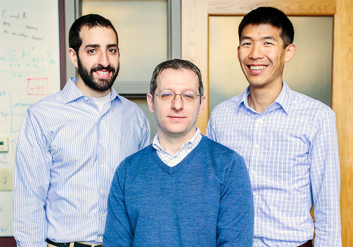 Matthew Golub, Steven Chas and Byron Yu at Carnegie Mellon University.