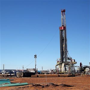 A fracking site is situated in the oil town of Midland, Texas. The U.S. Geological Survey published a report linking fracking and man-made earthquakes, listing Texas, Oklahoma, Kansas, Arkansas, Colorado, New Mexico, Ohio and Alabama as places with the highest risk. 