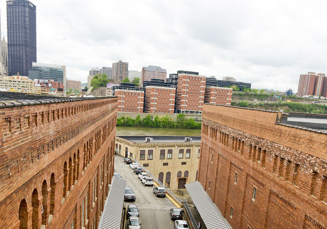 Pavement now runs through the complex from Carson Street toward the Mon River.