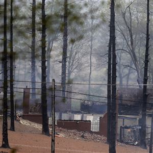 This house along Route 819 was destroyed after an exposion from a gas pipeline in April.