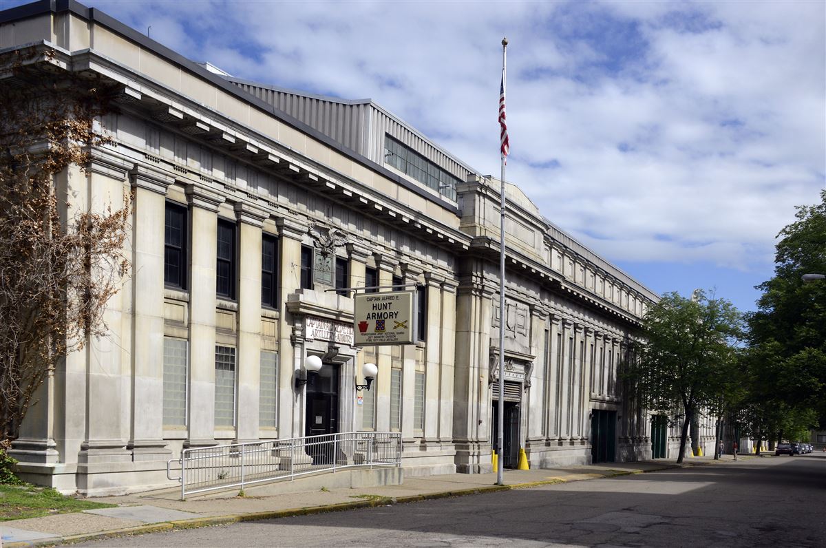 The Hunt Armory on Emerson Street in Shadyside. 