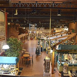 The interior of the Freight House building. Negotiations are underway with Pittsburgh health system UPMC to use about 35,000 square feet of space in the southeast corner of the Freight House Shops for use as a corporate training center.