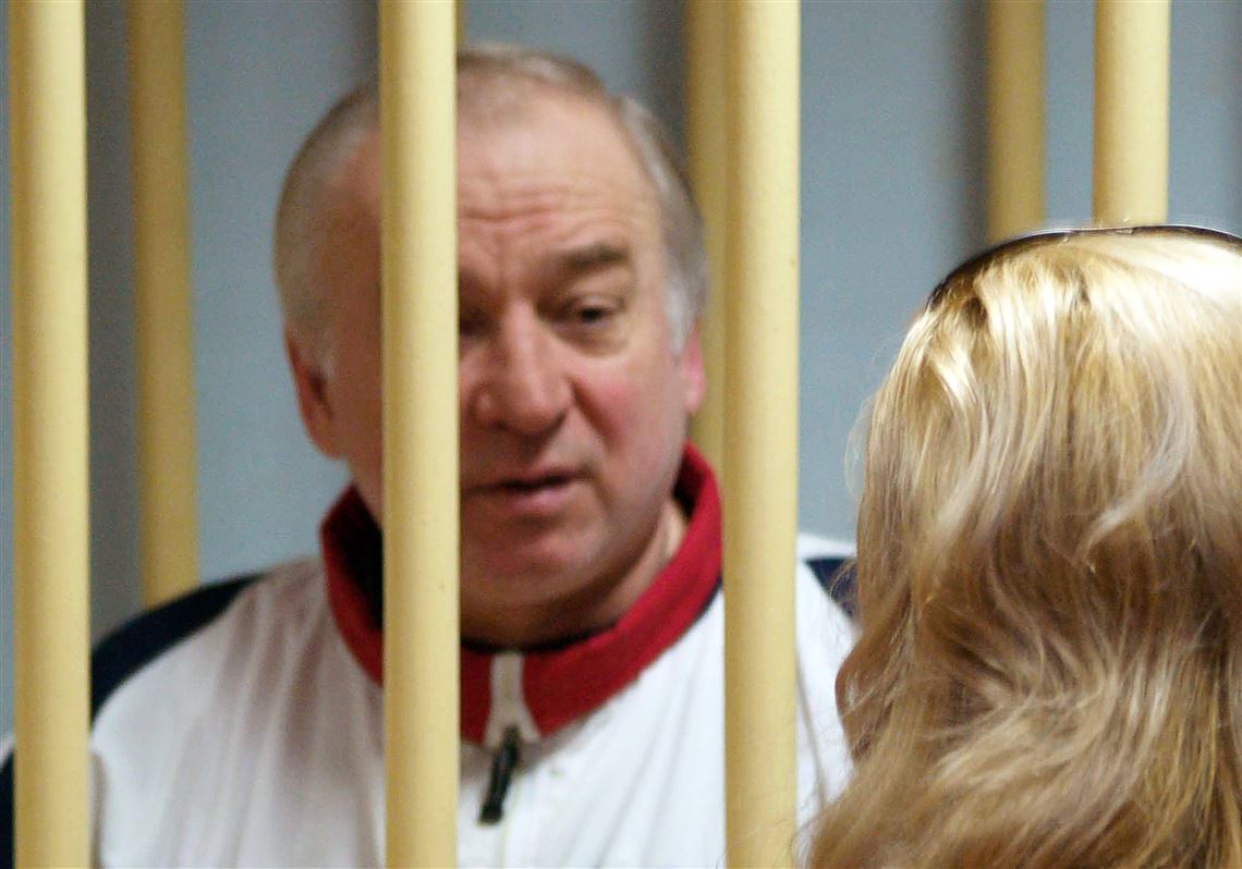 In this file photo taken August 09, 2006, former Russian military intelligence colonel Sergei Skripal attends a hearing at the Moscow District Military Court in Moscow.