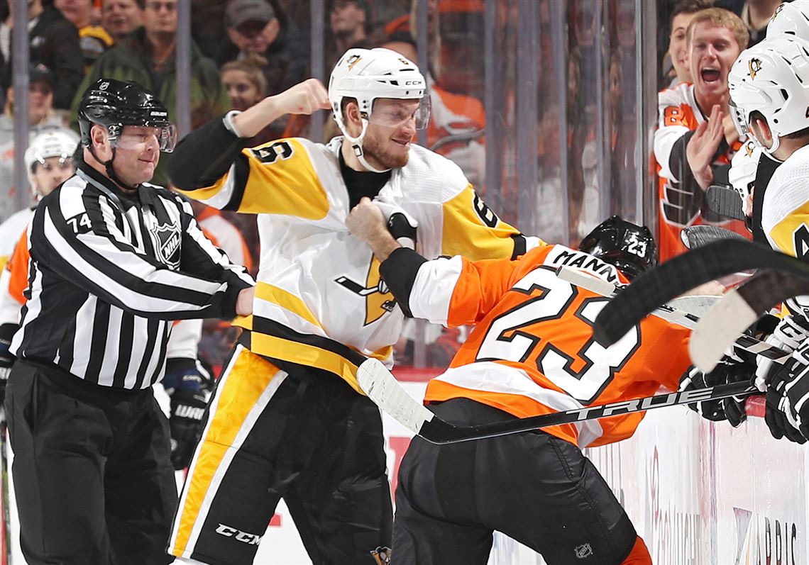 Flyers Penguins Fight