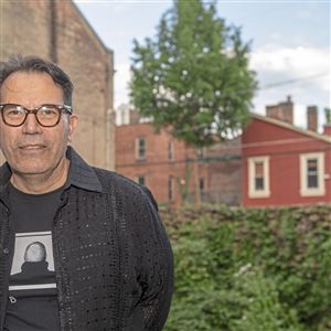 Michael Olijnyk outside the Mattress Factory in September 2018. 
