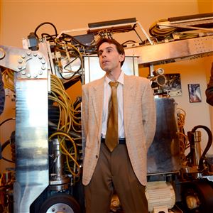 Howie Choset is photographed at the National Robotics Engineering Center (NREC ) in Lawrenceville on Wednesday, April 12, 2017.