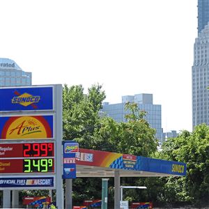 Summer gas prices on the North Side in late July. 