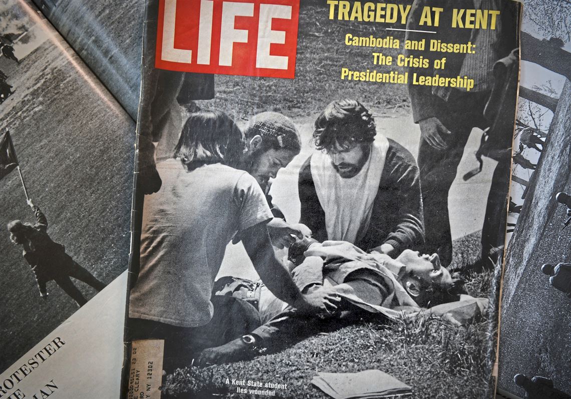 The cover of Life magazine published a week after the historic May 1970 shootings at Kent State University.