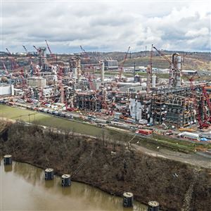 The Shell Chemical Appalachia's petrochemicals complex suspended construction in mid-March but is reintroducing several hundred workers each week under new protocols. 