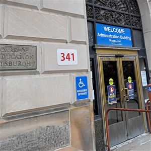 The Pittsburgh Public Schools Administration Building at 341 South Bellefield Avenue in Oakland. 