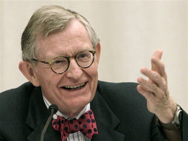 In this June 7, 2013, file photo, former Ohio State University president Gordon Gee gives his retirement speech during a board of trustees meeting in Columbus, Ohio.