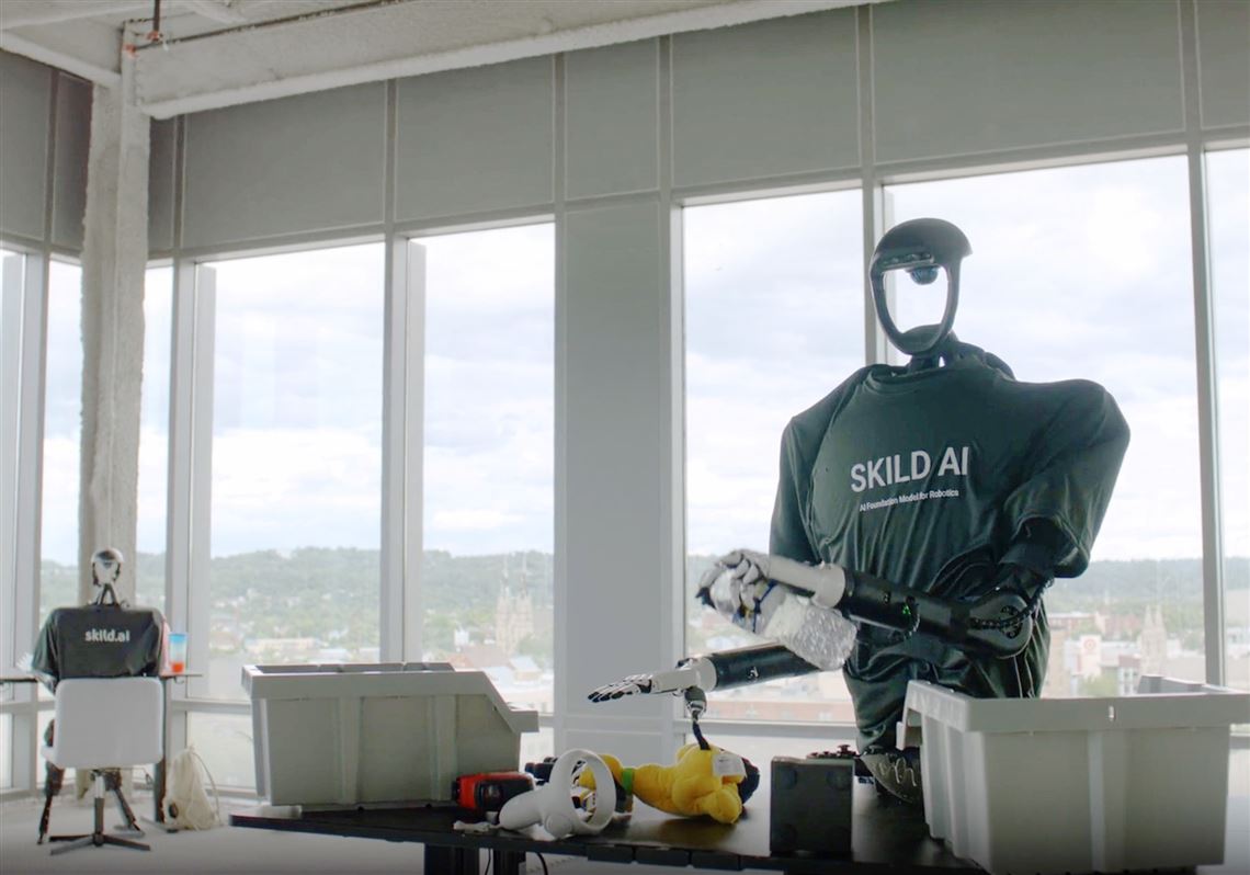 Skild AI, a Pittsburgh robotics startup, raised $300 million from Jeff Bezos and other big name backers to build an AI brain that could empower bots to do more tasks safely, the company announced Tuesday. 