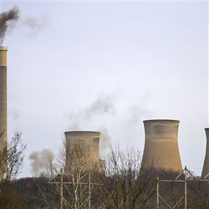 Stacks at the Former Homer City Generating Station are imploded on Saturday, March 22, 2025, in Homer City. Officials said Wednesday they intend to build a series of natural gas plants there to power a massive datacenter campus.