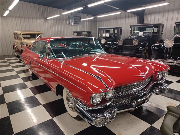 A 1959 Cadillac Fleetwood at the Greenberg Cadillac Museum in Brookville, Pa.