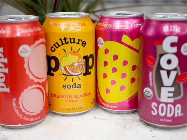 Some samples of prebiotic and probiotic sodas. 
