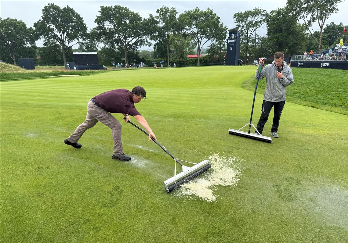 How the U.S. Open grounds crew got Oakmont in shape after torrential rain suspended play