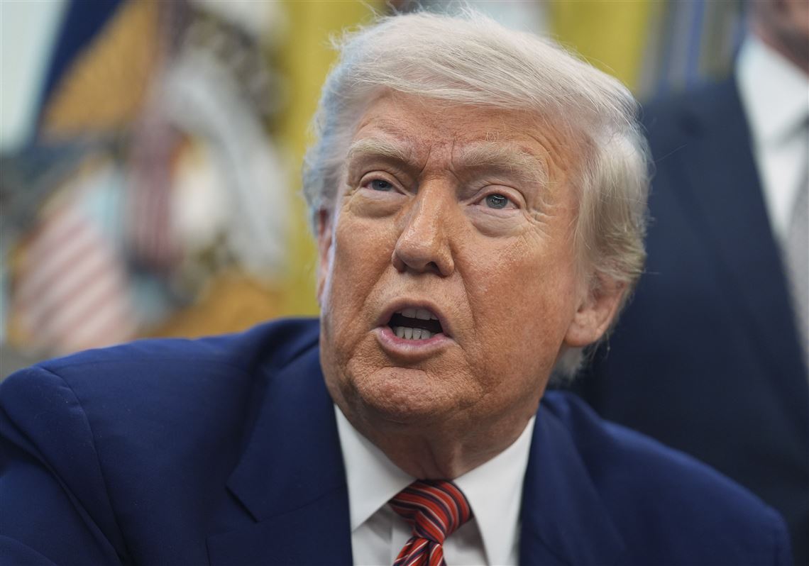 Präsident Trump kündigt Handelsabkommen mit Vietnam an, das US-Waren ...