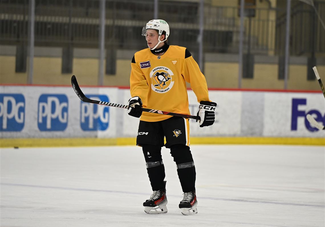 Can Ben Kindel make it to the NHL in a hurry? Penguins top pick says he is  ready to 'get after it' | Pittsburgh Post-Gazette