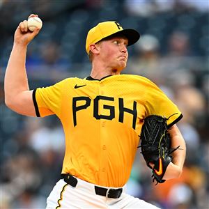 Mitch Keller #23 of the Pittsburgh Pirates pitches during the first inning against the New York Mets at PNC Park on June 27, 2025 in Pittsburgh, Pennsylvania.