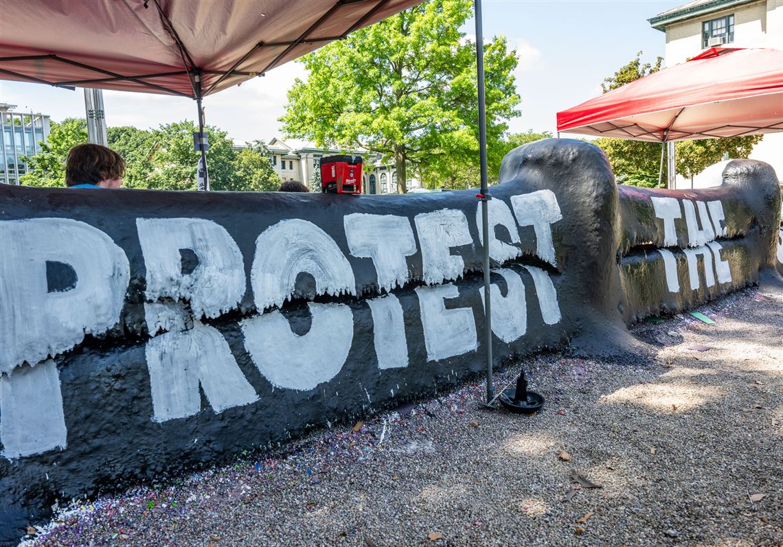 Trump visit to CMU sparks student protests ahead of energy and AI summit