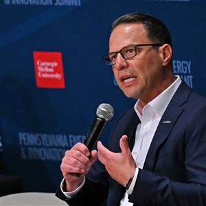 In this file photo, Gov. Josh Shapiro speaks during the Pennsylvania Energy and Innovation Summit at Carnegie Mellon University, Tuesday, July 15, 2025.