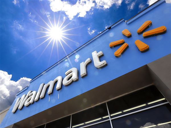 Multiple people were stabbed at a Walmart in Traverse City, Mich., and a suspect was in custody, authorities said Saturday.