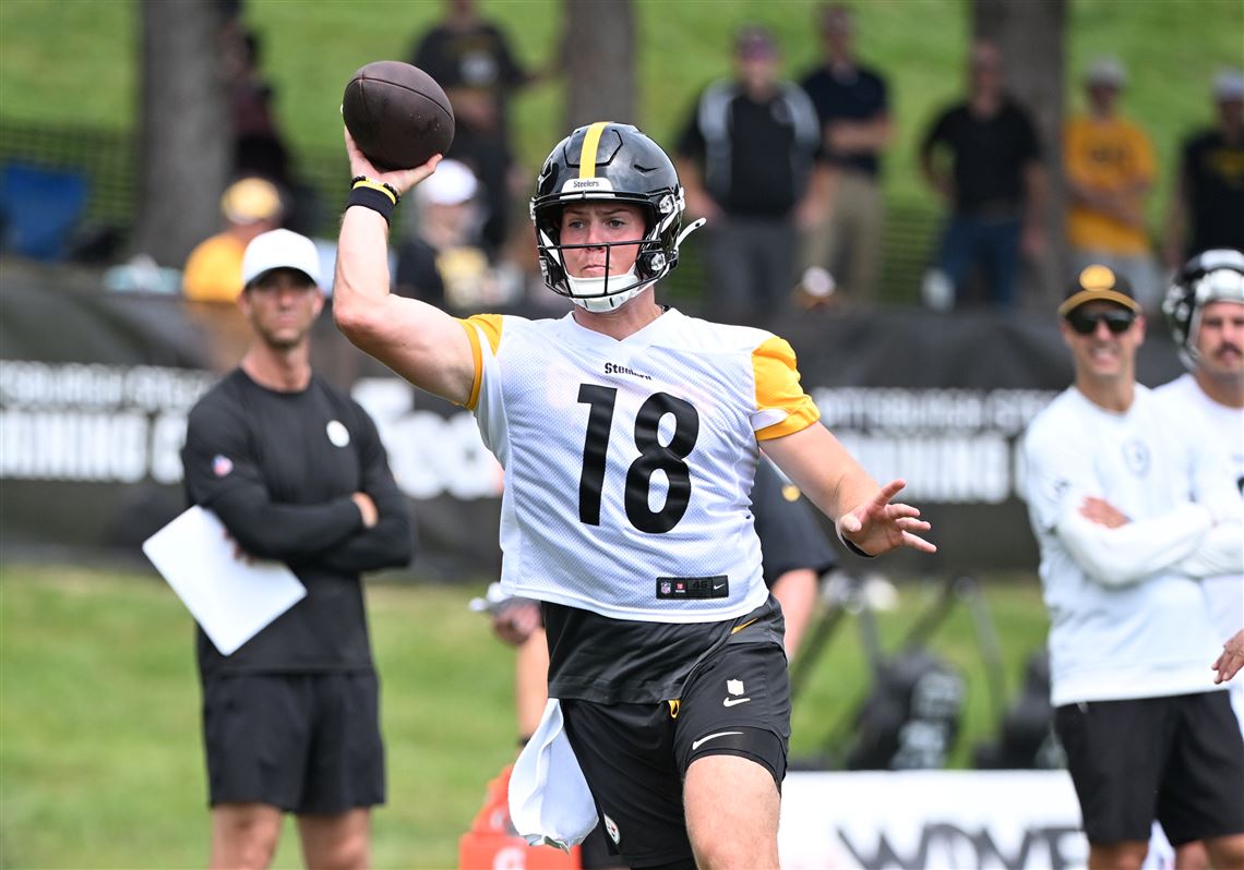 Steelers rookie QB Will Howard leaves Tuesday's practice with hand injury |  Pittsburgh Post-Gazette