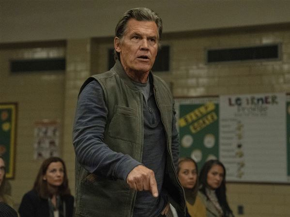 Josh Brolin stars in "Weapons," which led the weekend box office with $42.5 million.