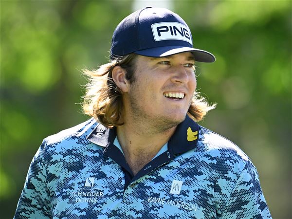 Neal Shipley of the United States tees off on the fifth hole during the first round of the Albertsons Boise Open presented by Chevron 2025 at Hillcrest Country Club on August 14, 2025, in Boise, Idaho.