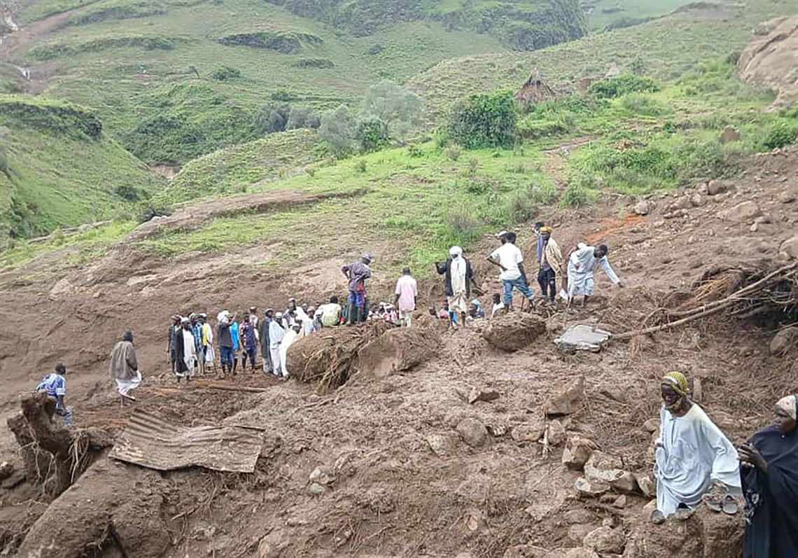 Sudan landslide kills more than 1,000 people after wiping out village in  Darfur | Pittsburgh Post-Gazette