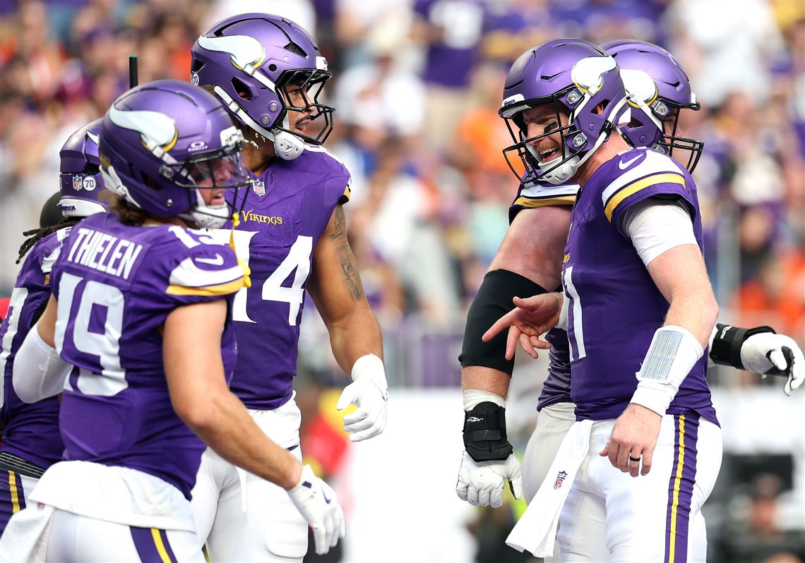 5 things to know about the Vikings: Carson Wentz, Jordan Mason have offense  in gear | Pittsburgh Post-Gazette