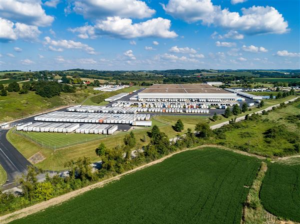 The I-70 Industrial Park in Westmoreland County. An Ohio trucking company is purchasing 31.5 acres at the park, with plans to build an advanced shipping terminal.  